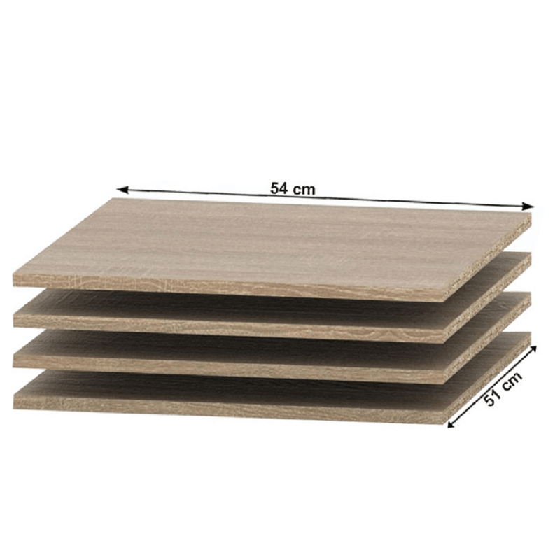 Casa si Gradina - Mobilier - Biblioteci si rafturi - Rafturi - Rafturi pentru dulap, TEMPO ASISTENT NEW 036-00, stejar sonoma - Infinity.ro