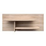 Casa si Gradina - Mobilier - Biblioteci si rafturi - Rafturi - Panou suspendat cu rafturi TYP 18, PAL melaminat, stejar sonoma, NORTY - Infinity.ro