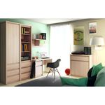 Casa si Gradina - Mobilier - Biblioteci si rafturi - Rafturi - Panou suspendat cu rafturi TYP 18, PAL melaminat, stejar sonoma, NORTY - Infinity.ro