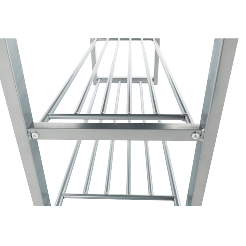 Casa si Gradina - Mobilier - Organizare si depozitare - Bancute - Banca cu rafturi pantofi, bej/gri, LANGELLA - Infinity.ro