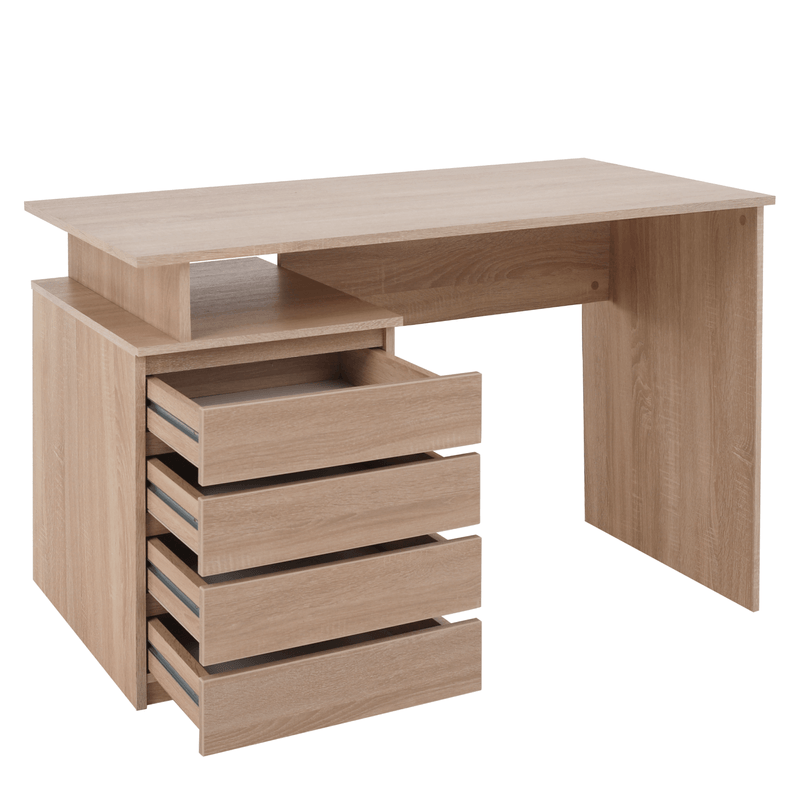 Casa si Gradina - Mobilier - Mese si birouri - Birouri - Masa PC, stejar sonoma, HANY NEW - Infinity.ro