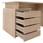 Casa si Gradina - Mobilier - Mese si birouri - Birouri - Masa PC, stejar sonoma, HANY NEW - Infinity.ro