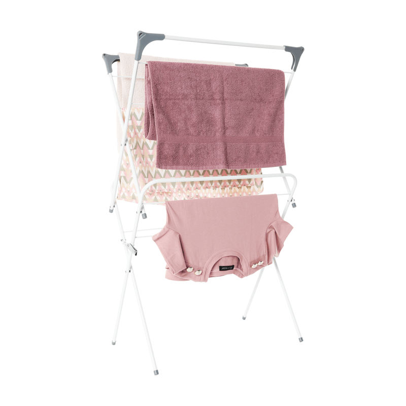 Market - Spalare si intretinere rufe - Uscatoare de rufe si accesorii - Uscator de haine, alb/gri, NODAR - Infinity.ro