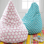 Casa si Gradina - Mobilier - Scaune si fotolii - Fotolii - Fotoliu tip sac, violet/roz/cu model, TELDIN - Infinity.ro