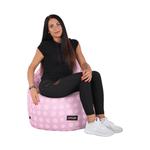 Casa si Gradina - Mobilier - Scaune si fotolii - Fotolii - Fotoliu tip sac, violet/roz/cu model, TELDIN - Infinity.ro