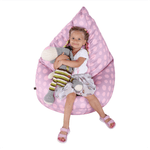 Casa si Gradina - Mobilier - Scaune si fotolii - Fotolii - Fotoliu tip sac, violet/roz/cu model, TELDIN - Infinity.ro