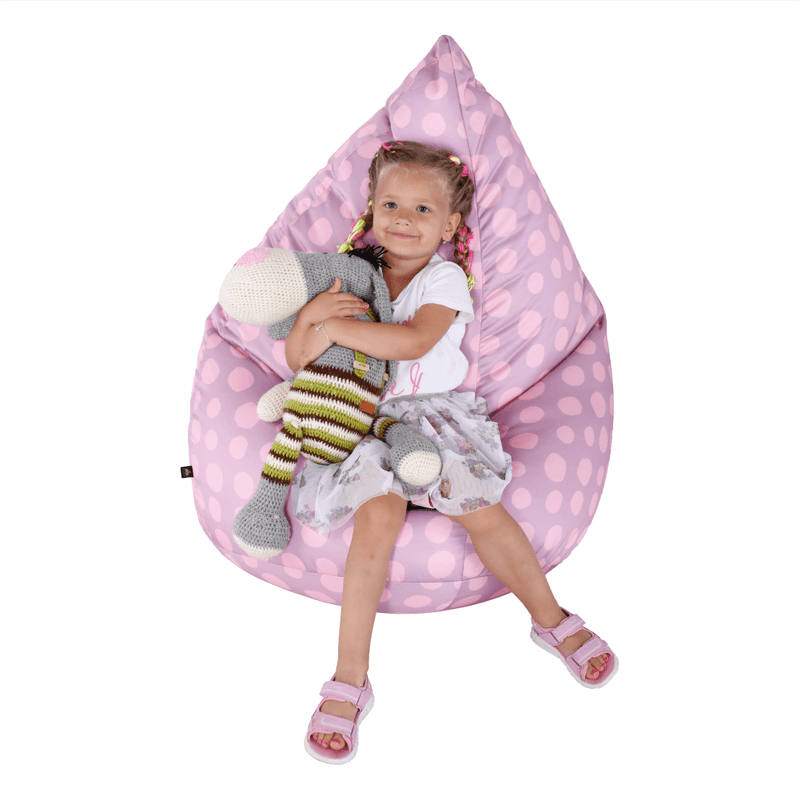 Casa si Gradina - Mobilier - Scaune si fotolii - Fotolii - Fotoliu tip sac, violet/roz/cu model, TELDIN - Infinity.ro