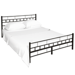 Casa si Gradina - Mobilier - Paturi si accesorii - Paturi - Pat, negru, 180x200 , TAJGI - Infinity.ro