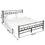 Casa si Gradina - Mobilier - Paturi si accesorii - Paturi - Pat, negru, 180x200 , TAJGI - Infinity.ro