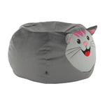 Casa si Gradina - Mobilier - Scaune si fotolii - Fotolii - Fotoliu tip sac, material textil gri, BABY TIPUL 1 - Infinity.ro