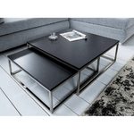 Casa si Gradina - Mobilier - Mese si birouri - Masute de cafea - Set de doua masute de cafea, negru/crom, AMIAS - Infinity.ro
