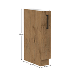 Casa si Gradina - Mobilier - Comode si corpuri - Corpuri bucatarie - Cabinet inferior cu cos pull-out, stejar Lancelot, VEGA D15 CARGO BB - Infinity.ro