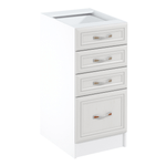 Casa si Gradina - Mobilier - Dulapuri si sifoniere - Dulapuri - Dulap inferior D40S4 cu 4 sertare, alb/pin Andersen, SICILIA - Infinity.ro