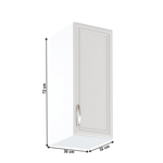 Casa si Gradina - Mobilier - Dulapuri si sifoniere - Dulapuri - Dulap superior G30, model dreapta, alb/pin Andersen, SICILIA - Infinity.ro