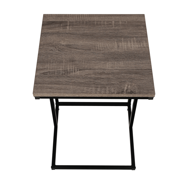 Casa si Gradina - Mobilier - Mese si birouri - Masute de cafea - Masuta portabila, stejar/negru, KALA - Infinity.ro