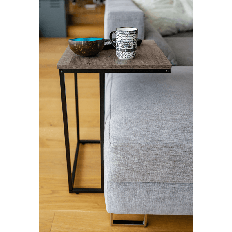 Casa si Gradina - Mobilier - Mese si birouri - Masute de cafea - Masuta portabila, stejar/negru, KALA - Infinity.ro