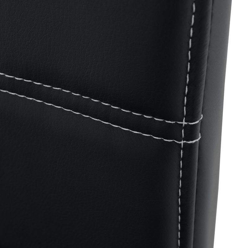 Casa si Gradina - Mobilier - Scaune si fotolii - Scaune - Scaun dining,  negru / cusaturi deschise la culoare, ABIRA NEW - Infinity.ro