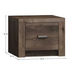 Casa si Gradina - Mobilier - Comode si corpuri - Noptiere - Noptiera, frasin inchis, INFINITY I-24 - Infinity.ro