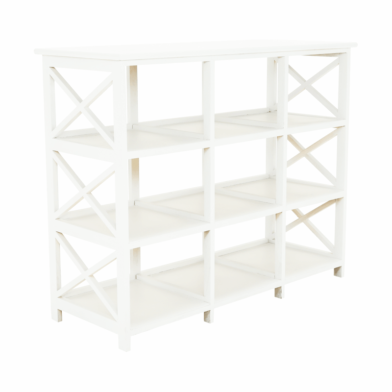 Casa si Gradina - Mobilier - Comode si corpuri - Comode - Comoda, lemn/rachita/material textil, alb, RAFAELLO 9 - Infinity.ro