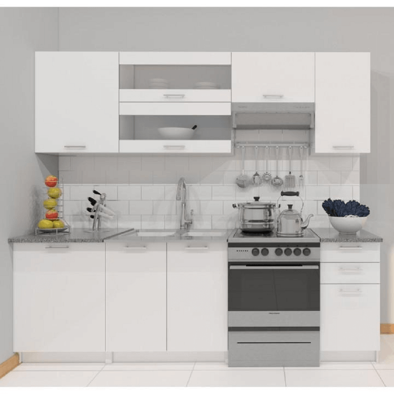 Casa si Gradina - Mobilier - Dulapuri si sifoniere - Dulapuri - Dulap inferior cu doua usi, alb, FABIANA S80 - Infinity.ro