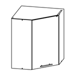 Casa si Gradina - Mobilier - Dulapuri si sifoniere - Dulapuri - Dulap superior de colt, alb, dreapta, FABIANA W - 60N - Infinity.ro