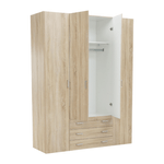 Casa si Gradina - Mobilier - Dulapuri si sifoniere - Dulapuri - Dulap, 4 usi, stejar sonoma, GWEN 70429 - Infinity.ro