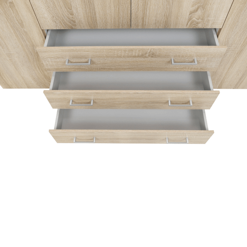 Casa si Gradina - Mobilier - Dulapuri si sifoniere - Dulapuri - Dulap, 4 usi, stejar sonoma, GWEN 70429 - Infinity.ro