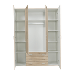 Casa si Gradina - Mobilier - Dulapuri si sifoniere - Dulapuri - Dulap, 4 usi, stejar sonoma, GWEN 70429 - Infinity.ro