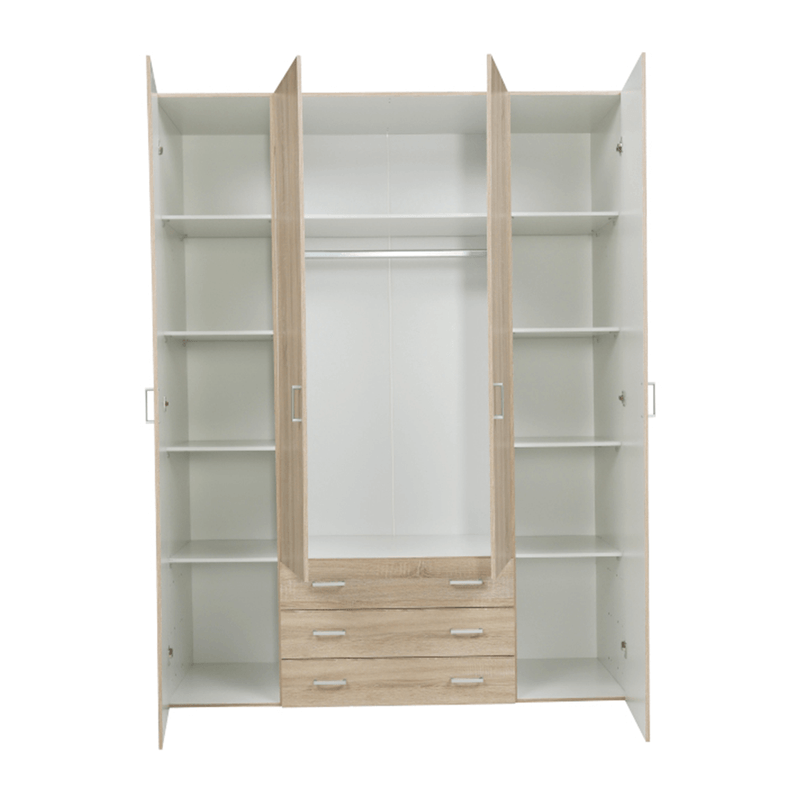 Casa si Gradina - Mobilier - Dulapuri si sifoniere - Dulapuri - Dulap, 4 usi, stejar sonoma, GWEN 70429 - Infinity.ro