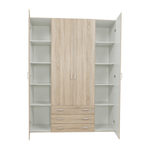 Casa si Gradina - Mobilier - Dulapuri si sifoniere - Dulapuri - Dulap, 4 usi, stejar sonoma, GWEN 70429 - Infinity.ro