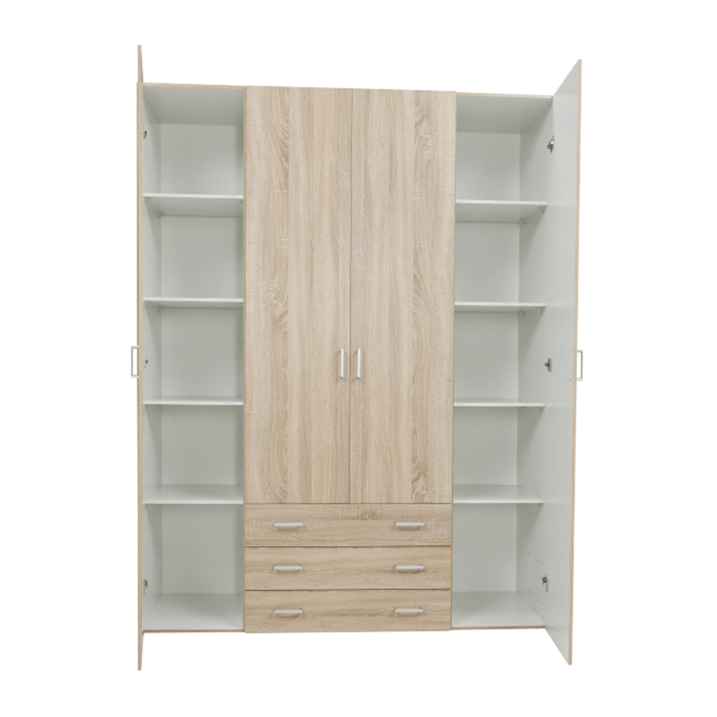 Casa si Gradina - Mobilier - Dulapuri si sifoniere - Dulapuri - Dulap, 4 usi, stejar sonoma, GWEN 70429 - Infinity.ro