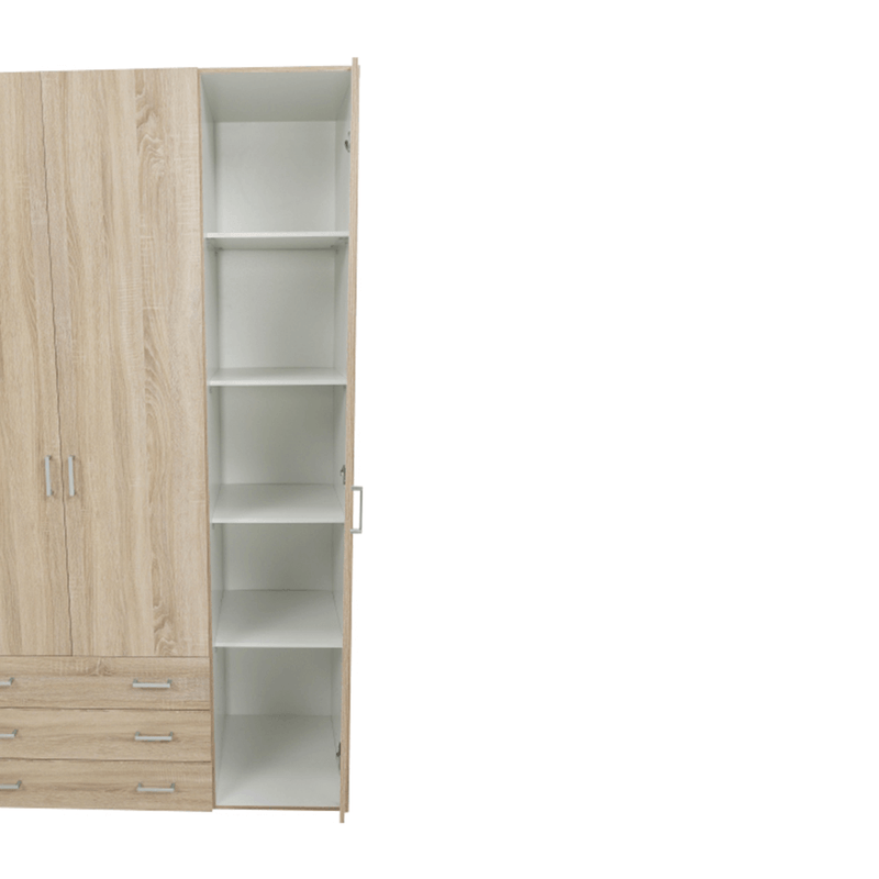 Casa si Gradina - Mobilier - Dulapuri si sifoniere - Dulapuri - Dulap, 4 usi, stejar sonoma, GWEN 70429 - Infinity.ro