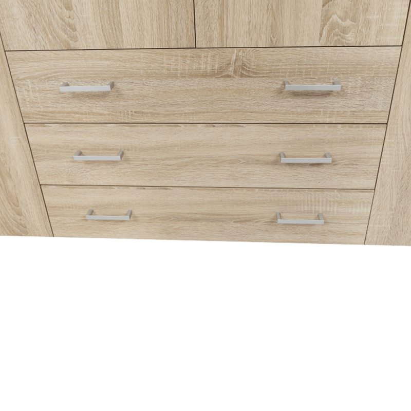 Casa si Gradina - Mobilier - Dulapuri si sifoniere - Dulapuri - Dulap, 4 usi, stejar sonoma, GWEN 70429 - Infinity.ro