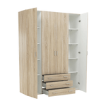 Casa si Gradina - Mobilier - Dulapuri si sifoniere - Dulapuri - Dulap, 4 usi, stejar sonoma, GWEN 70429 - Infinity.ro