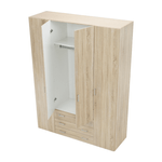 Casa si Gradina - Mobilier - Dulapuri si sifoniere - Dulapuri - Dulap, 4 usi, stejar sonoma, GWEN 70429 - Infinity.ro