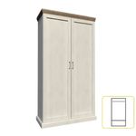 Casa si Gradina - Mobilier - Dulapuri si sifoniere - Dulapuri - Dulap, pin nordic/stejar salbatic, ROYAL S2D - Infinity.ro