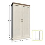 Casa si Gradina - Mobilier - Dulapuri si sifoniere - Dulapuri - Dulap, pin nordic/stejar salbatic, ROYAL S2D - Infinity.ro