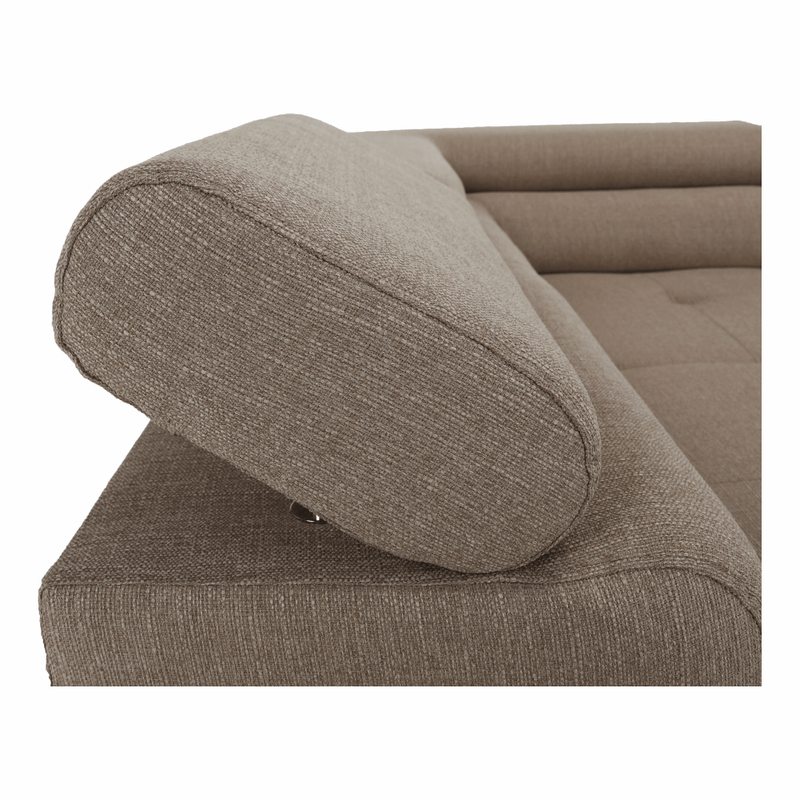 Casa si Gradina - Mobilier - Canapele si coltare - Coltare - Coltar, maro/bej, model stanga, AMARETO NEW - Infinity.ro