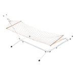 Casa si Gradina - Gradina si terasa - Balansoare si hamace - Hamace si suporturi - Plasa de leganat, alb, ATIKA NEW TYP 2 - Infinity.ro