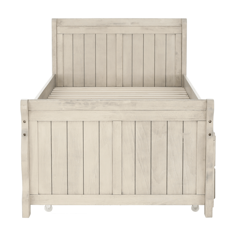 Casa si Gradina - Mobilier - Paturi si accesorii - Paturi - Pat cu pat suplimentar, alb antic, 90x200, ANTIKO - Infinity.ro