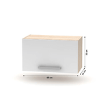 Casa si Gradina - Mobilier - Seturi de mobilier - Seturi bucatarie - Ansamblu de bucatarie 2,4 m, stejar sonoma/alb, NOVA PLUS - Infinity.ro