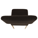 Casa si Gradina - Mobilier - Scaune si fotolii - Scaune - Scaun, material textil maro inchis/cadru metalic fag, COLETA NOVA - Infinity.ro