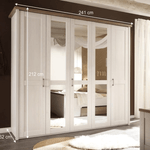 Casa si Gradina - Mobilier - Seturi de mobilier - Seturi dormitor - Set dormitor (pat, 2 noptiere, dulap), stejar truffle sonoma/ pin alb, LUMERA - Infinity.ro