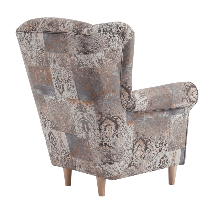 Casa si Gradina - Mobilier - Scaune si fotolii - Fotolii - Fotoliu, material vintage maro, CHARLOT - Infinity.ro