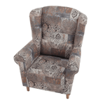 Casa si Gradina - Mobilier - Scaune si fotolii - Fotolii - Fotoliu, material vintage maro, CHARLOT - Infinity.ro