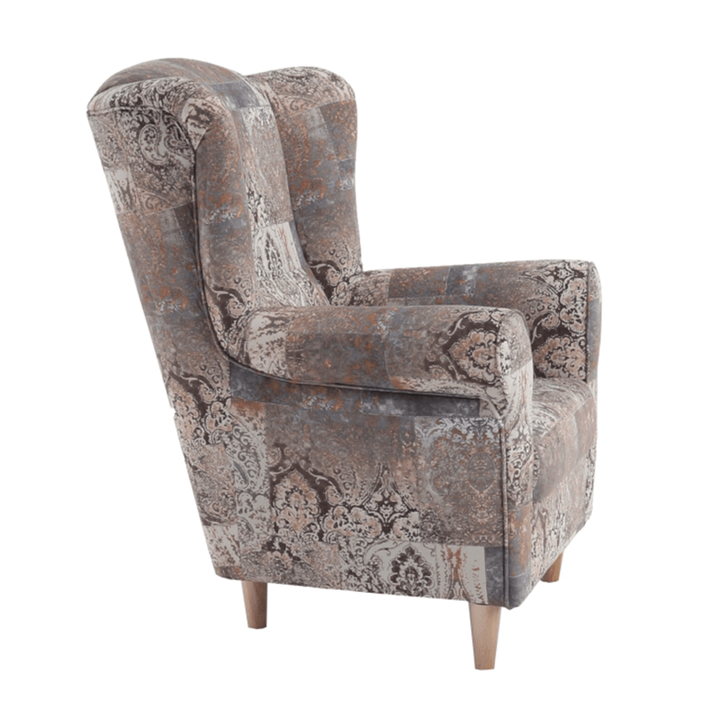 Casa si Gradina - Mobilier - Scaune si fotolii - Fotolii - Fotoliu, material vintage maro, CHARLOT - Infinity.ro