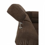 Casa si Gradina - Mobilier - Canapele si coltare - Coltare - Coltar, piele ecologica maro/material textil maro, SANTIAGO U MARE - Infinity.ro