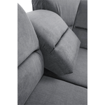 Casa si Gradina - Mobilier - Canapele si coltare - Coltare - Coltar extensibil, material textil gri, model dreapta, SANTIAGO - Infinity.ro