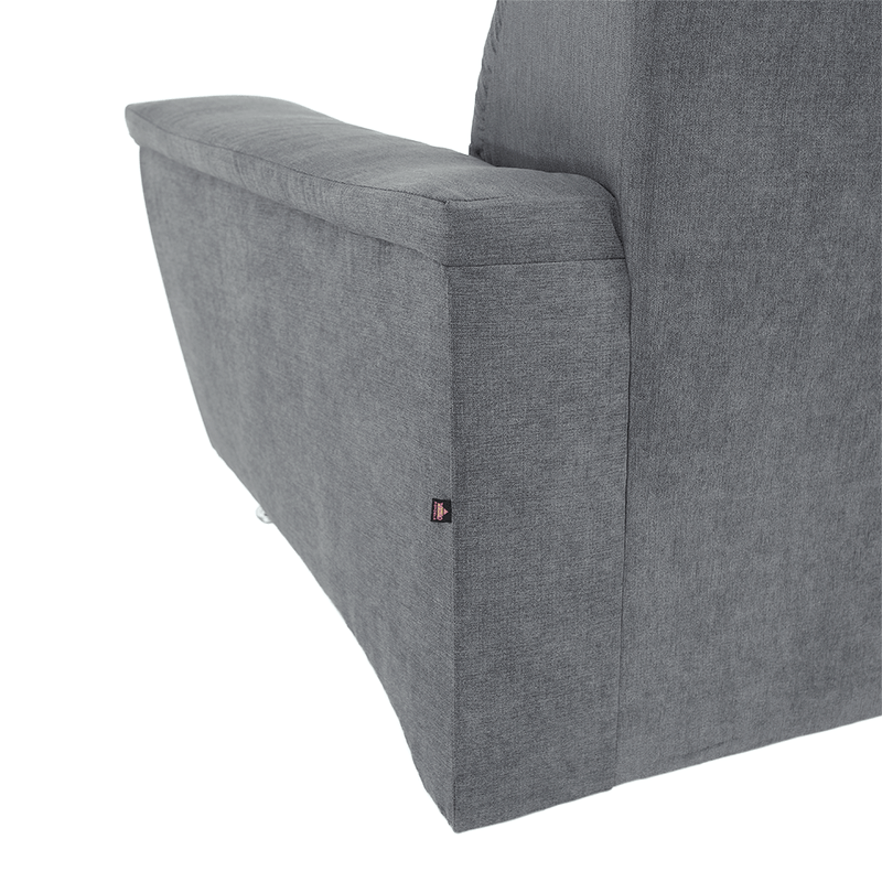 Casa si Gradina - Mobilier - Canapele si coltare - Coltare - Coltar extensibil, material textil gri, model stanga, SANTIAGO - Infinity.ro