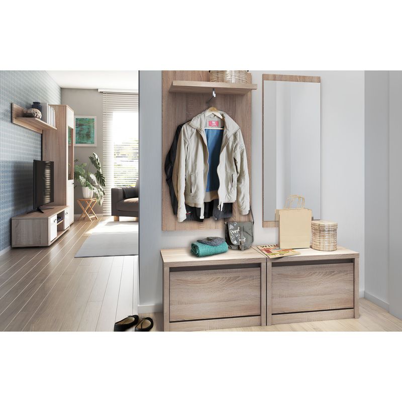 Casa si Gradina - Mobilier - Comode si corpuri - Comode - Comoda TV, PAL melaminat, stejar sonoma, NORTY - Infinity.ro